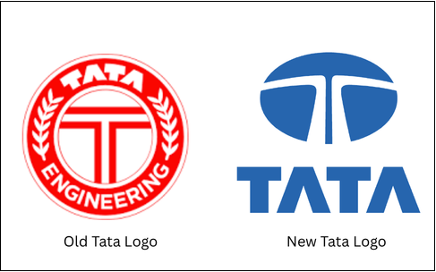 old and new tata logo